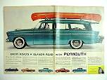 1955 Plymouth Old Car Ad