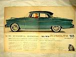 1955 Plymouth Old Car Ad