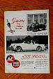 1953 Corvette Chevy Chevrolet  Vintage Car Ad  Advertisement For Sale