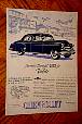 1949 Chevy Chevrolet  Vintage Car Ad  Advertisement For Sale