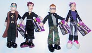 Ozzy The Osbourne Family - Complete Set of 4 Dolls 9" Excellent